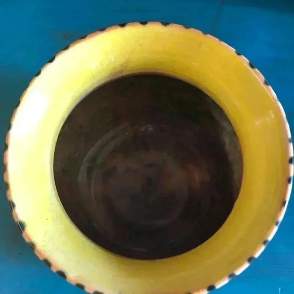 Handmade Geometric Ceramic Vase - Picture 5 of 5